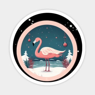 Flamingo Flock Sunset, Love Flamingos Magnet